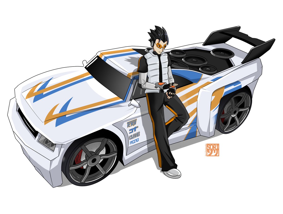 another acceleracers comm, this time for <a href="/Clone_Works/">Clone Sword Man</a> ! thank you :)