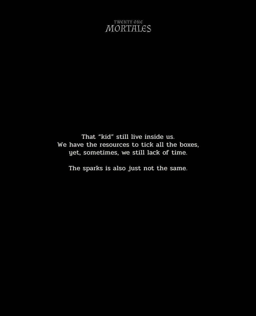 21mortales's tweet photo. and it's not always gonna be about free from this and that, but also gonna be about free to do this and that.

anyway, jo is here to sharing some story like this.
#21mortales https://t.co/JfXZVzMZ2y