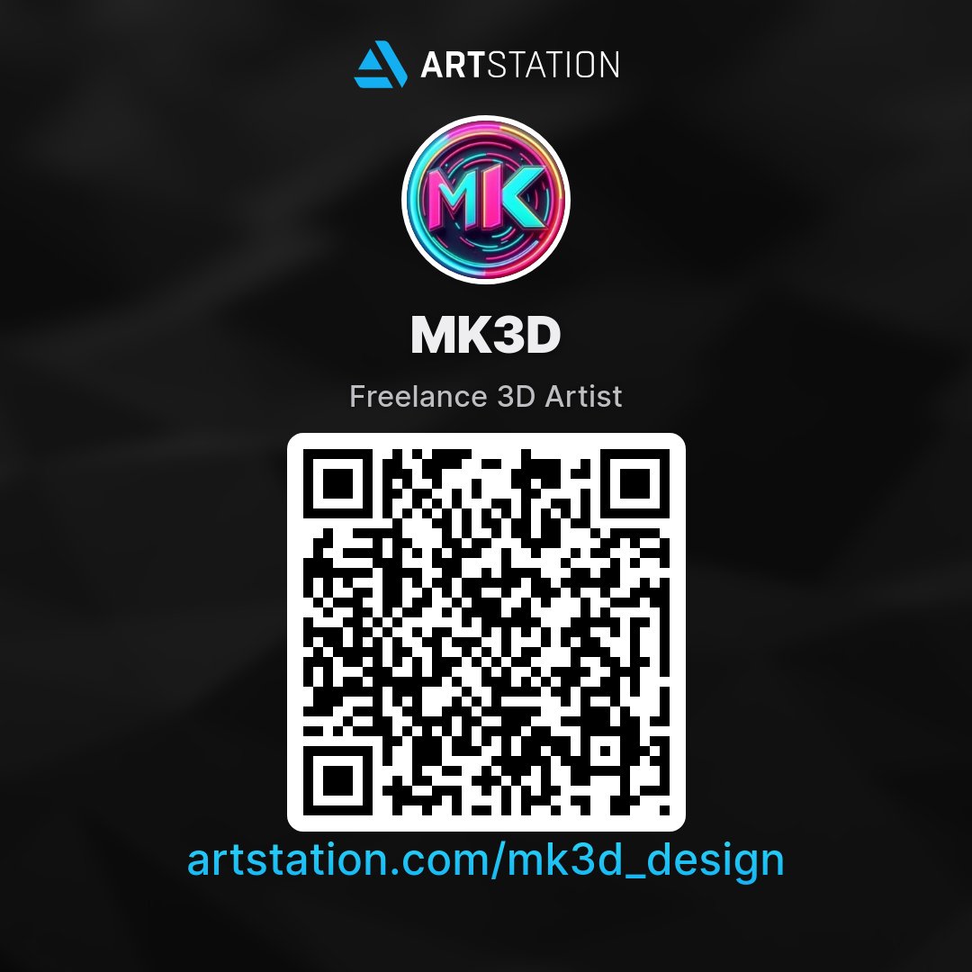 MK3D_'s tweet image. I am super grateful! 🙌💖 

Big THANK YOU to everyone who&apos;s supported me on this crazy 3D design journey 🌐🎨— 100+ projects later, I’m still living my passion, and it’s all because of YOU! 🫶✨

Check out some of my works on ArtStation: artstation.com/mk3d_design  

Let me know…