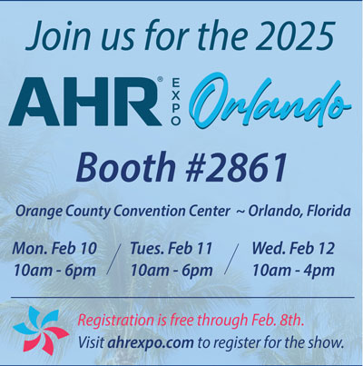 Join us for the 2025 AHR Expo. Our new island booth #2861 will showcase our latest products and energy efficient technologies as well as our industry-leading air moving equipment and custom fan solutions. Our team is looking forward to discussing your ventilation requirements.