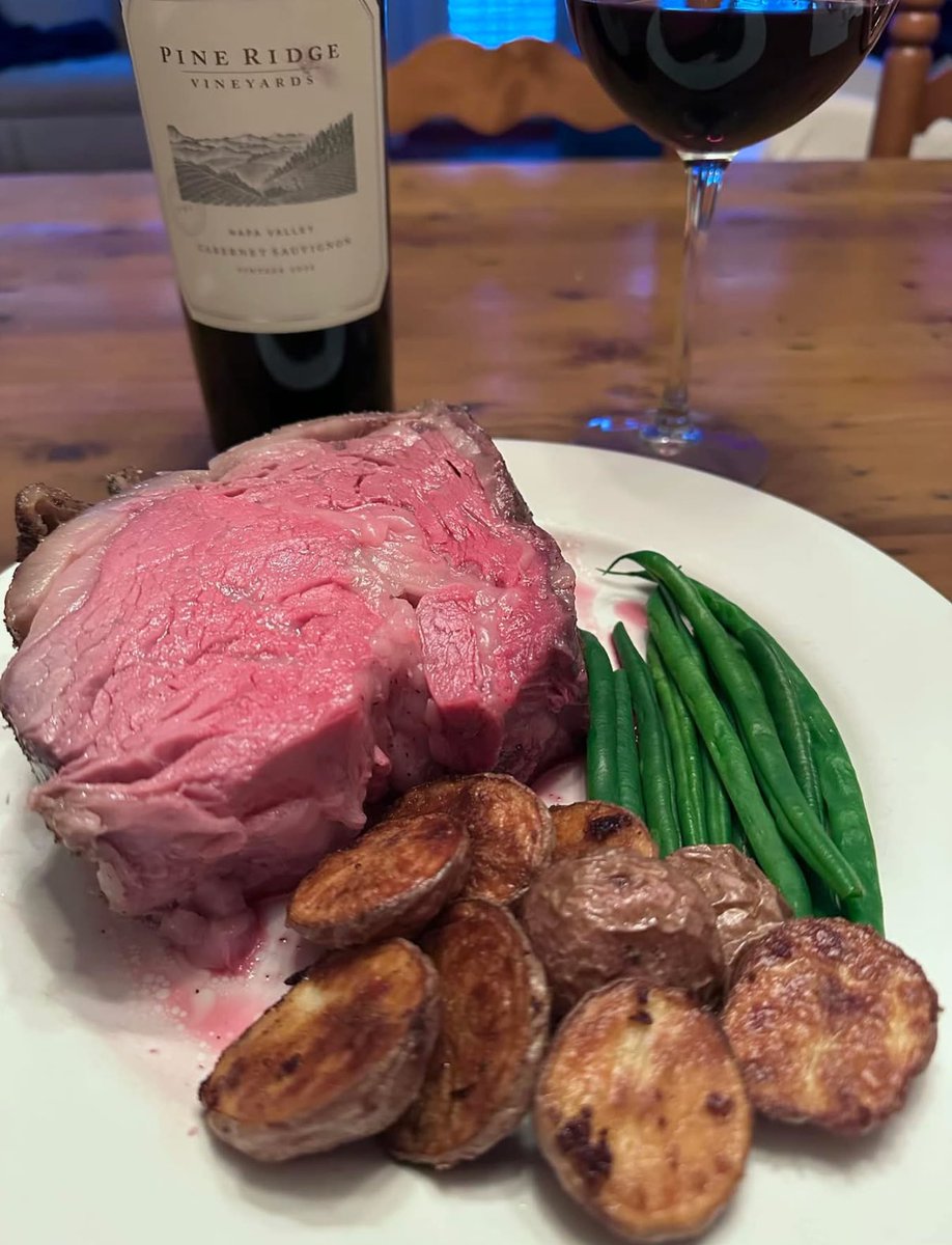 FoodPleaser's tweet photo. What’s your first thought when you see this prime rib? https://t.co/a0t8RpC8NC