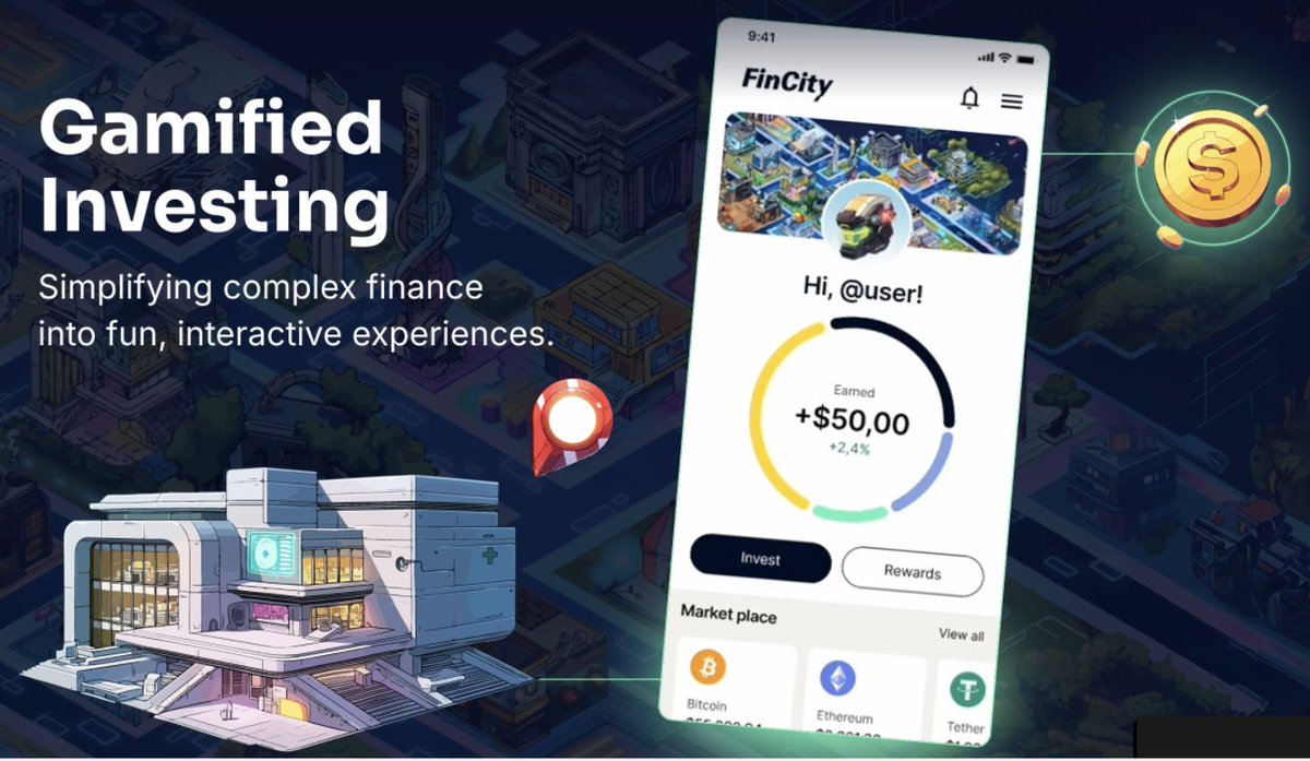 fincity_x's tweet photo. 🚀 Sneak Peek: The Future of FinCity 🎮💸

Get ready for a comprehensive platform that’s more than just a game:
✨ Interactive Gamification: Fun challenges and rewards to make learning exciting.
📚 Edutainment: Simplifying financial concepts with engaging, educational experiences.
🤖 DeFAI Integration: Smart tools to automate and optimize your savings.
👥 Community Features: Shared goals, leaderboards, and social engagement.
💰 Passive Income Strategies: AI-driven tools to grow your wealth effortlessly.
FinCity isn’t just about finance—it’s about turning it into a fun and empowering journey. Are you ready to level up? 🌟