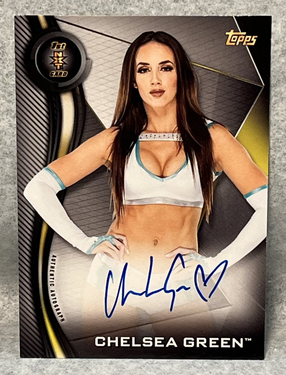 Wrestling Card Wednesday Features This 2019 Topps NXT Chelsea Green Rookie Autograph 

#wrestlingcardwednesday #chelseagreen