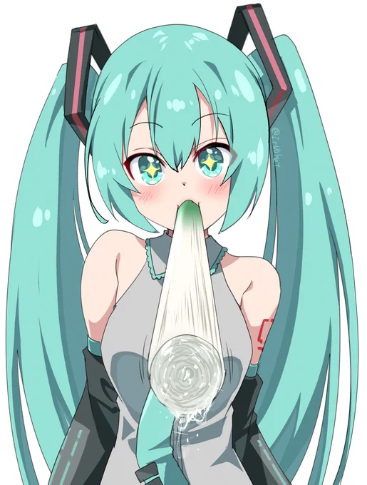 一緒に食べよう! #初音ミク
