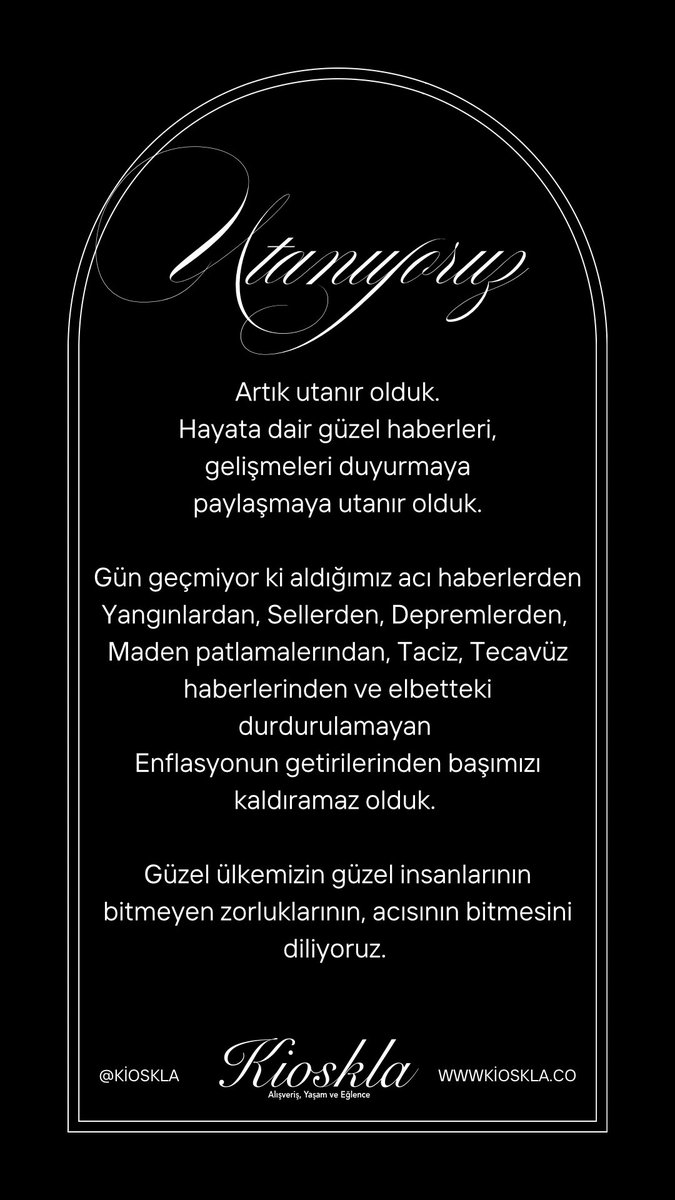 Kioskla's tweet photo. Artık utanır olduk.
Hayata dair güzel haberleri,
gelişmeleri duyurmaya
paylaşmaya utanır olduk.😔

Güzel ülkemizin güzel insanlarının bitmeyen zorluklarının, acısının bitmesini diliyoruz. 🙏🏻

#utanç #Bolu #deprem #patlama #kioskla https://t.co/pDbd4nV0UO