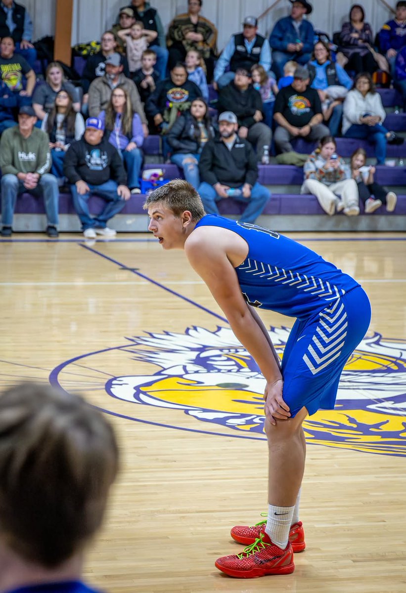 The Cowboys get a conference road win vs. Harding County 58-43.  Jacob Sonsalla led them with 17 pts and Nathan Penfield giving 14.  Blair Ham had 14 rebounds and Arlus Yalowizer had 10 rebounds.   Blake Drayton contributed 6 assists.