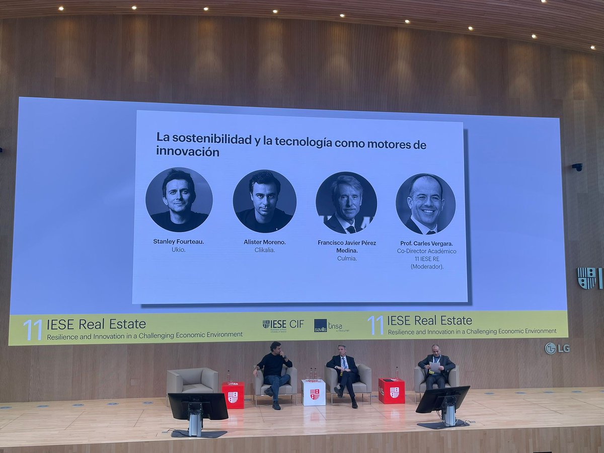 Culmia (@culmia_oficial) on Twitter photo Hoy nuestro CEO, Francisco Pérez, ha participado en el Encuentro Anual de <a href="/iesebschool/">IESE Business School</a> 2025 en Madrid, donde se abordaron los grandes desafíos y oportunidades del sector inmobiliario.
¡Gracias por contar con nosotros en el evento de hoy! Hoy nuestro CEO, Francisco Pérez, ha participado en el Encuentro Anual de <a href="/iesebschool/">IESE Business School</a> 2025 en Madrid, donde se abordaron los grandes desafíos y oportunidades del sector inmobiliario.
¡Gracias por contar con nosotros en el evento de hoy!