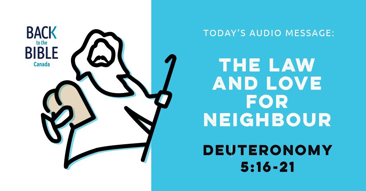 "This heart of hatred can be replaced by a heart of love.”

Listen to today's broadcast from Dr. John Neufeld: "The Law and Love for Neighbour" from "Living the Moral Law: A Guide for Every Generation."👇
Listen 🎧 backtothebible.ca/messages/the-l…
Get the Series 💿 backtothebible.ca/product/living…