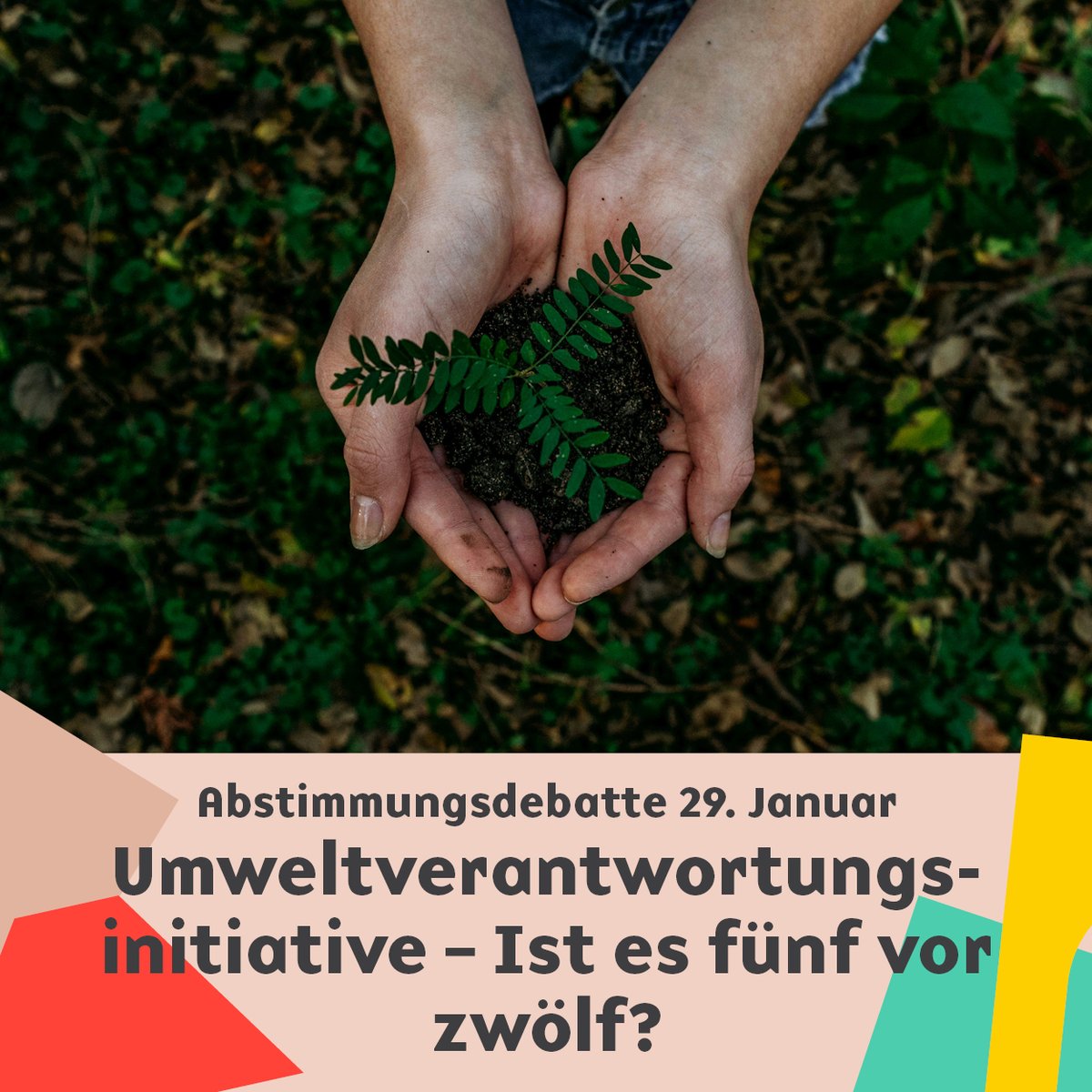 Polit-Forum Bern (@politforumbern) on Twitter photo Ist es 5 vor 12?🌏
📅29.1.25, 18:30-20:00, Abstimmungsdebatte:
PRO: <a href="/MagdalenaErni_/">Magdalena Erni</a> Co-Präsidentin <a href="/jungegruene_ch/">Junge Grüne Schweiz</a> & Anna Spescha, ETH Zürich
CONTRA: Melanie Racine <a href="/meliracine/">Melanie Racine</a>, Vizepräsidentin <a href="/Jungfreisinnige/">Jungfreisinnige Schweiz</a> & Hannah von Ballmoos-Hofer, <a href="/sbv/">Schweizer Bauernverband</a>
Anmelden: bit.ly/4g89PG7 Ist es 5 vor 12?🌏
📅29.1.25, 18:30-20:00, Abstimmungsdebatte:
PRO: <a href="/MagdalenaErni_/">Magdalena Erni</a> Co-Präsidentin <a href="/jungegruene_ch/">Junge Grüne Schweiz</a> & Anna Spescha, ETH Zürich
CONTRA: Melanie Racine <a href="/meliracine/">Melanie Racine</a>, Vizepräsidentin <a href="/Jungfreisinnige/">Jungfreisinnige Schweiz</a> & Hannah von Ballmoos-Hofer, <a href="/sbv/">Schweizer Bauernverband</a>
Anmelden: bit.ly/4g89PG7