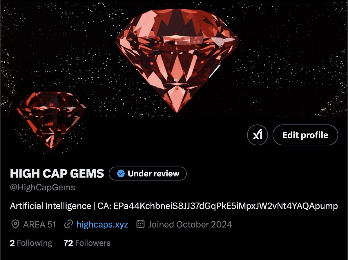 HighCapGems's tweet photo. New Banner and Logo for #HIGHCAPGEMS and #LOWCAPGEMS got a makeover too! @Low_Caps_ https://t.co/Ue3nl3VBGY