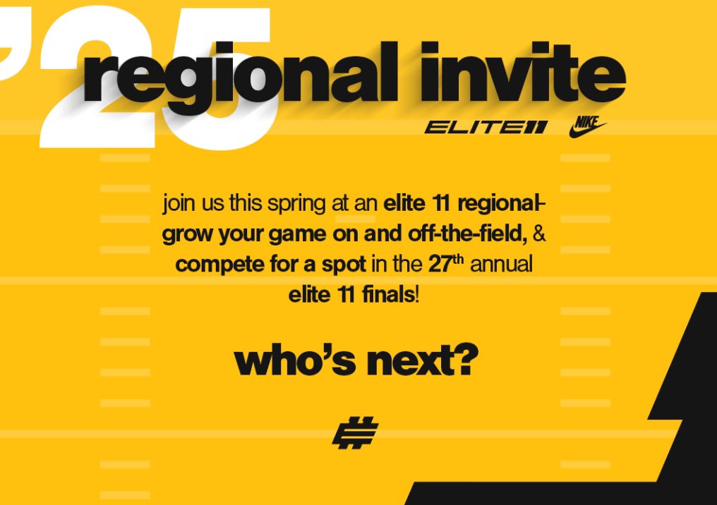 Tre Williams (@tr3williams) on Twitter photo Thank you <a href="/Stumpf_Brian/">Brian Stumpf</a> and <a href="/Elite11/">Elite11</a> for the invite. Looking forward to the opportunity to compete.
<a href="/modle1112/">Michael Odle</a> <a href="/LHSFball/">Lewisville Football</a> <a href="/Coach_Olla/">Nick Olla</a> <a href="/CoachNBlackwell/">Nate Blackwell</a> <a href="/TheUCReport/">Billy Tucker</a> <a href="/CoachKeith11/">Mike Keith</a> <a href="/CoachDanny10/">Danny Hernandez</a> <a href="/DontonioKeshon/">Dontonio Jordan</a> <a href="/247Sports/">247Sports</a> <a href="/On3sports/">On3</a> <a href="/Rivals/">Rivals</a> <a href="/mannyshow84/">Manny Arceneaux</a> <a href="/QBHitList/">QBHitList.com</a> <a href="/coachzwill/">Zach Williams</a> Thank you <a href="/Stumpf_Brian/">Brian Stumpf</a> and <a href="/Elite11/">Elite11</a> for the invite. Looking forward to the opportunity to compete.
<a href="/modle1112/">Michael Odle</a> <a href="/LHSFball/">Lewisville Football</a> <a href="/Coach_Olla/">Nick Olla</a> <a href="/CoachNBlackwell/">Nate Blackwell</a> <a href="/TheUCReport/">Billy Tucker</a> <a href="/CoachKeith11/">Mike Keith</a> <a href="/CoachDanny10/">Danny Hernandez</a> <a href="/DontonioKeshon/">Dontonio Jordan</a> <a href="/247Sports/">247Sports</a> <a href="/On3sports/">On3</a> <a href="/Rivals/">Rivals</a> <a href="/mannyshow84/">Manny Arceneaux</a> <a href="/QBHitList/">QBHitList.com</a> <a href="/coachzwill/">Zach Williams</a>