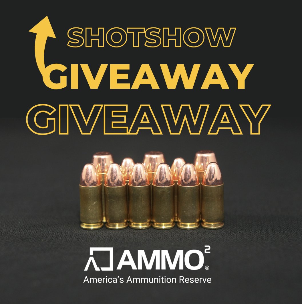 AmmoSquared's tweet image. DAY 2 of #SHOTshow2025 and the AmmoSquared Stock-Up Giveaway! Another chance to win $25 worth of 9mm practice ammo AND be entered for the grand prize of 100 rounds! 👉To enter follow @AmmoSquared, RT this tweet, and tell us your favorite type of optic. The daily winner will be…
