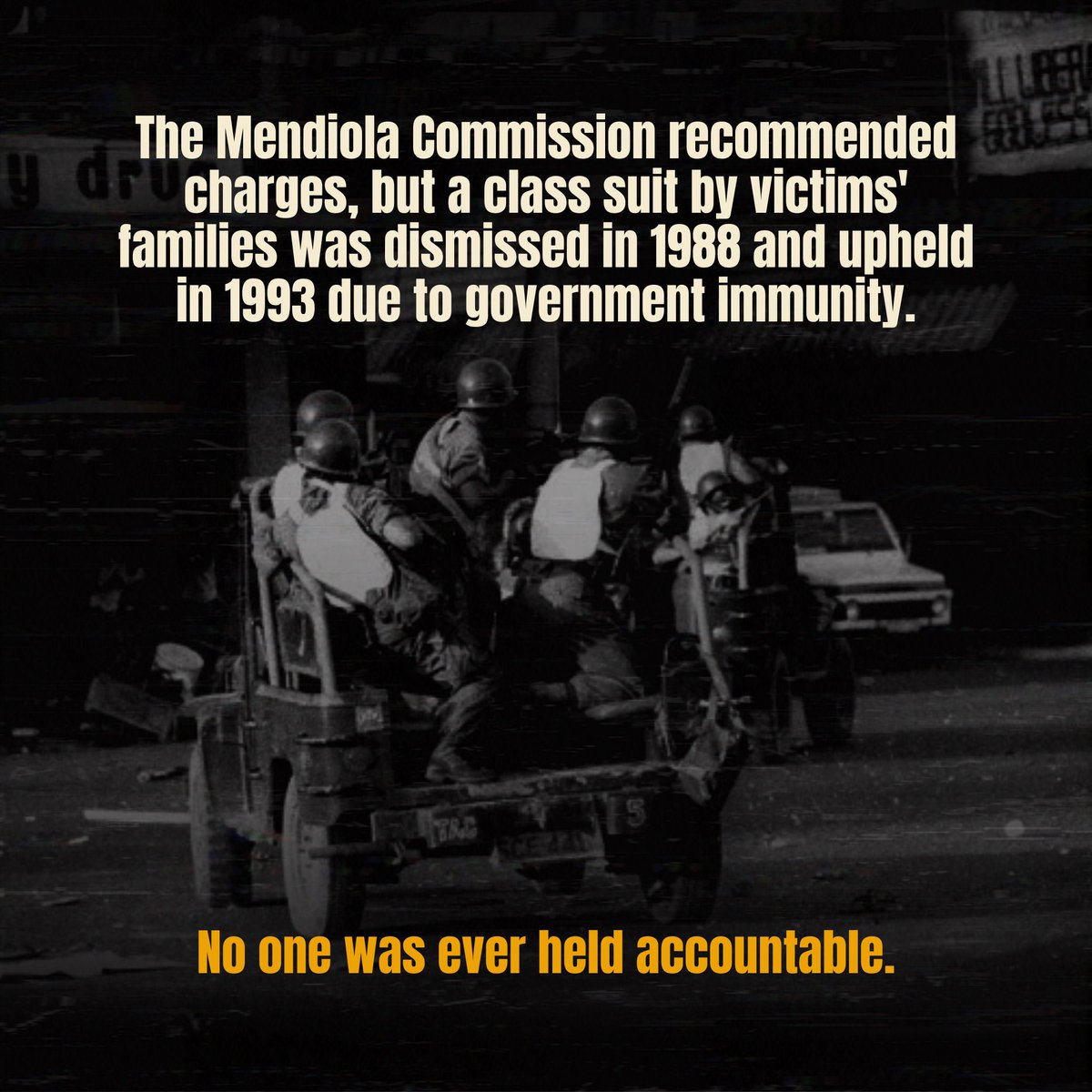 LFS_FEU's tweet photo. JUSTICE FOR MENDIOLA MASSACRE VICTIMS! LAND TO THE FARMERS NOW!

Decades have passed, but the justice is yet to be served. Farmers’ struggle for land remains. We must continue to fight for genuine land reform!

#MendiolaMassacre
#TunayNaRepormaSaLupa https://t.co/NgNwSORPsO