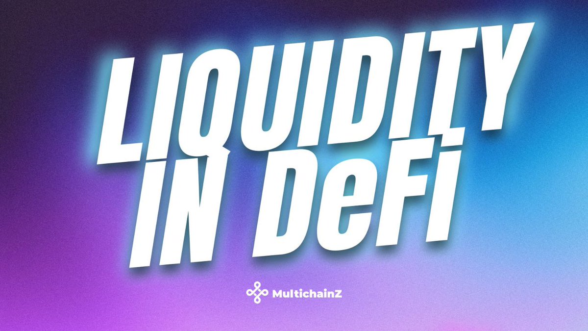 MultichainZ_'s tweet photo. Liquidity Basics
Liquidity is the foundation of any financial ecosystem, including DeFi. 

It represents the availability of assets across Dex’s and protocols, enabling smooth trading, lending, borrowing, and other operations.  

The Role of Liquidity Providers (LPs)

As a Liquidity Provider on MultichainZ, you help strengthen and grow markets such as ETH, USDC.e, nTBILL, and nRWA. 

In return, you receive CHAINZ rewards and enjoy boosted APYs.  

Why LP into MultichainZ liquidity markets?

MultichainZ Protocol offers distinct benefits for LPs, including:  
- Enhanced Rewards to grow your portfolio.  
- High APYs in markets like USDC.e.  

A broader outlook

Providing liquidity isn’t just about personal gains—it’s about contributing to a more a robust and more efficient DeFi ecosystem. 

By participating in our Liquidity Mining, you’re playing a key role in shaping DeFi. 

Get Ready to dive into our liquidity markets and empower your finance with MultichainZ 🔜
