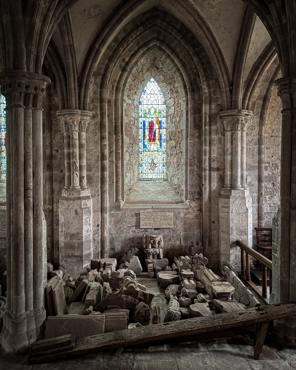 Memories of a monastic world long gone. Doré Abbey, Herefordshire. The fragments are masonry from the former nave: