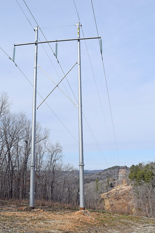 NAEC's new Galatia Substation and transmission line are energized and serving 750 member accounts previously served by the Norfork Substation. More at naeci.com/news/2025/01/n….