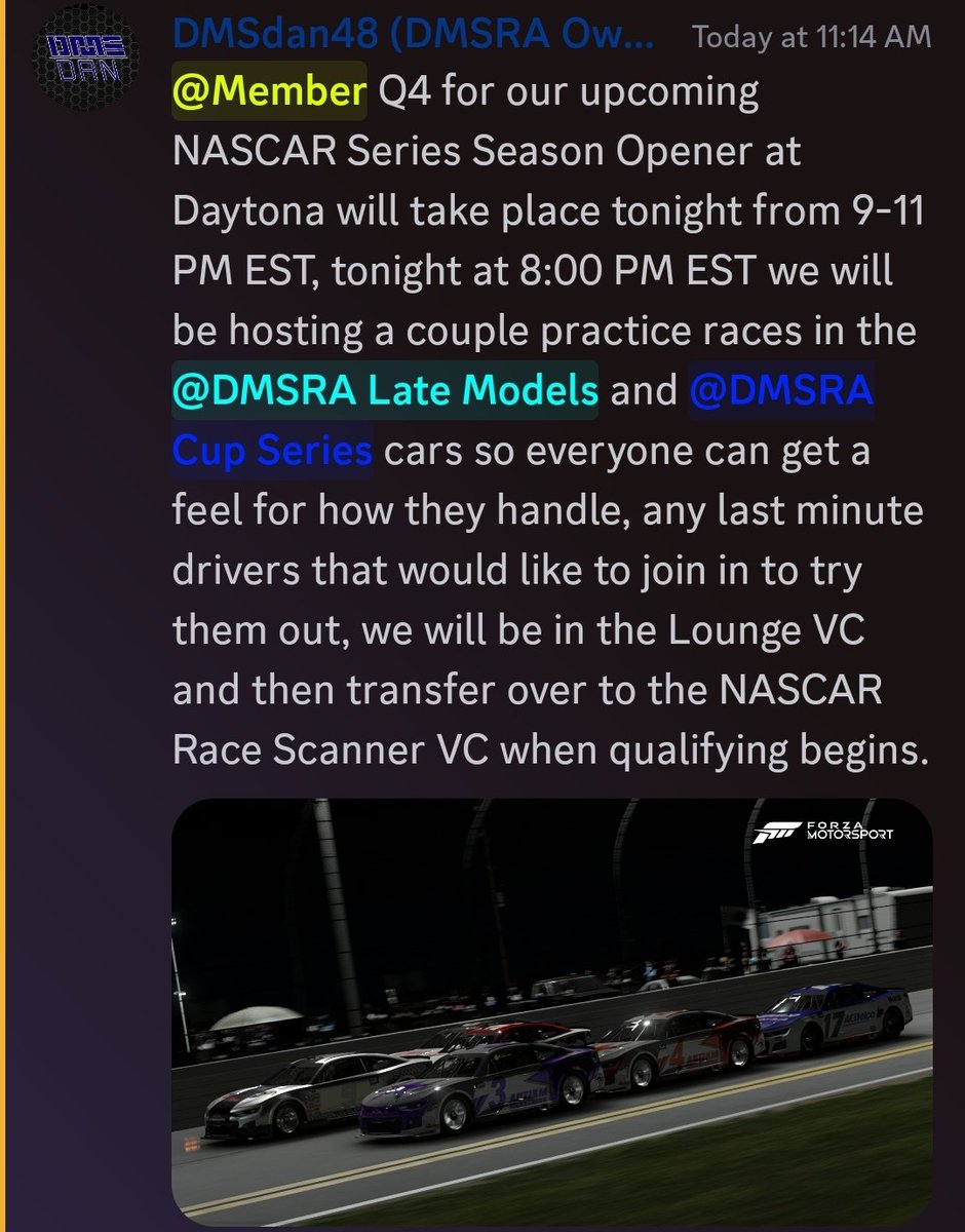 DMS Racing Association tweet media