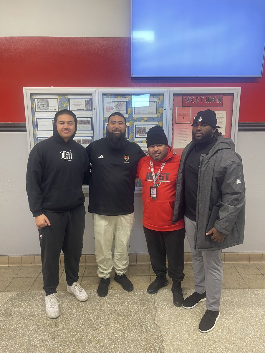 osolovi (@coachsolovi) on Twitter photo Truly a blessing to have <a href="/BengalGridiron/">Idaho State Football</a> coaches make to stop at West High! #WestFB#IdahoSt <a href="/westpanthersfb/">West High Football</a> Truly a blessing to have <a href="/BengalGridiron/">Idaho State Football</a> coaches make to stop at West High! #WestFB#IdahoSt <a href="/westpanthersfb/">West High Football</a>