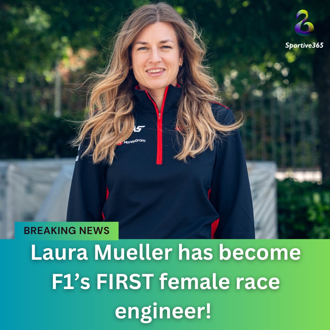 Big congratulations to Laura Mueller! She has been promoted from the position of performance engineer and will lead the engineering team on Ocon’s car following his arrival at Haas from Alpine over the winter. #Sportive365