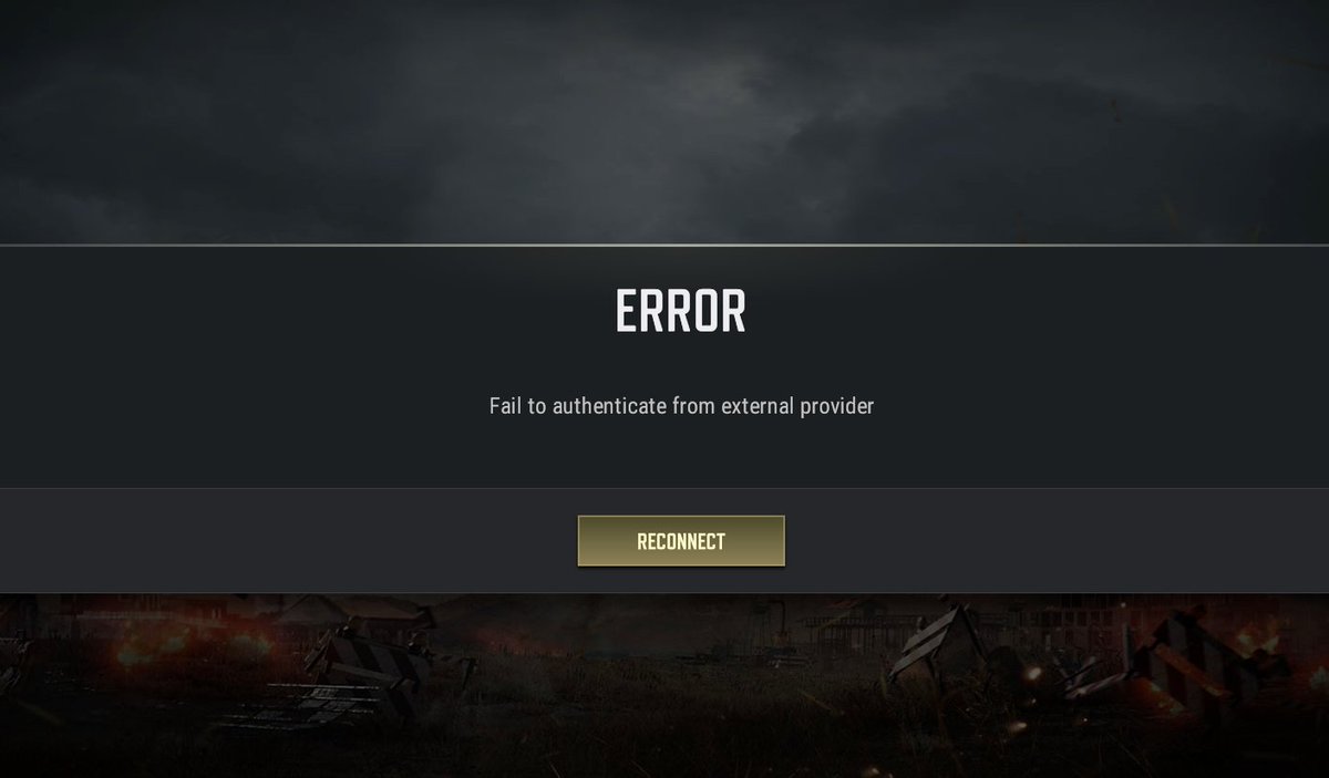 UnrupturedTV's tweet photo. @PUBG Currently having issues with PUBG Client - FAIL TO AUTHENTICATE FROM EXTERNAL PROVIDER. Tried to verify files and still won't work - Physical Location @ Malaysia https://t.co/jCRiNtAmN8