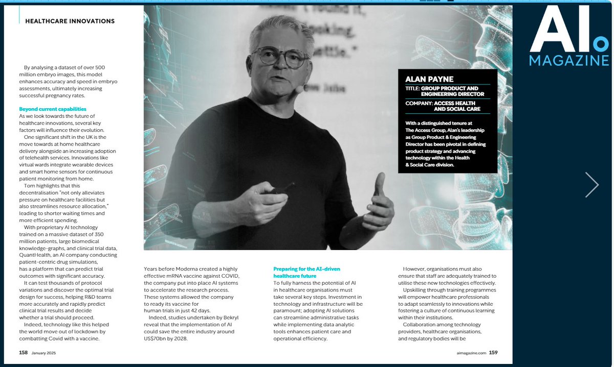Access Care (@accesscaremgmt) on Twitter photo Great to see our very own Alan Payne in <a href="/AIMagazine_BC/">AI Magazine</a> this month.
You will find his interview on page 159: ow.ly/XCv150UL9Xu
#AccessHSCPR #AI #Article Great to see our very own Alan Payne in <a href="/AIMagazine_BC/">AI Magazine</a> this month.
You will find his interview on page 159: ow.ly/XCv150UL9Xu
#AccessHSCPR #AI #Article
