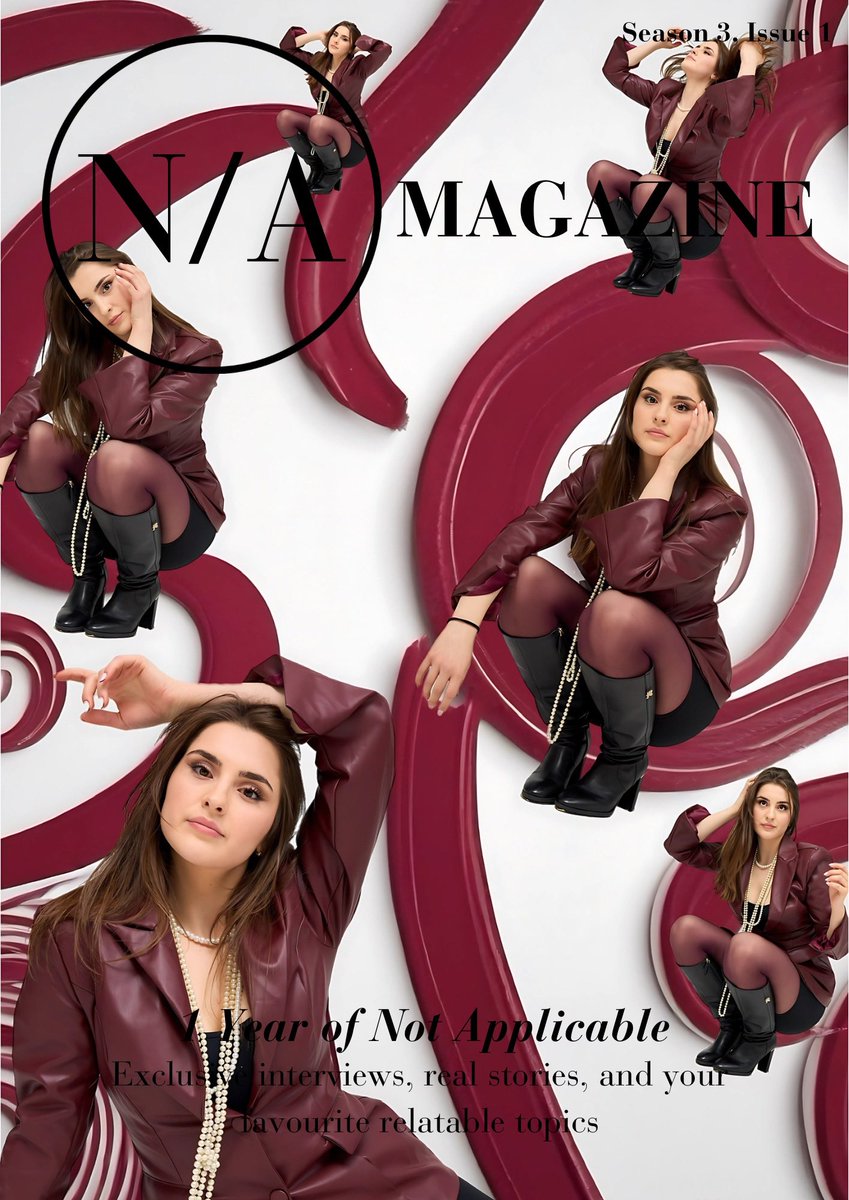 SEASON 3 ISSUE 1 OUT FRIDAY

1 YEAR OF NOT APPLICABLE MAGAZINE 🎉

Get ready to celebrate our 1 Year Anniversary this Friday using the link in our bio 

#MAGAZINE #photoshoot #photography #editorial