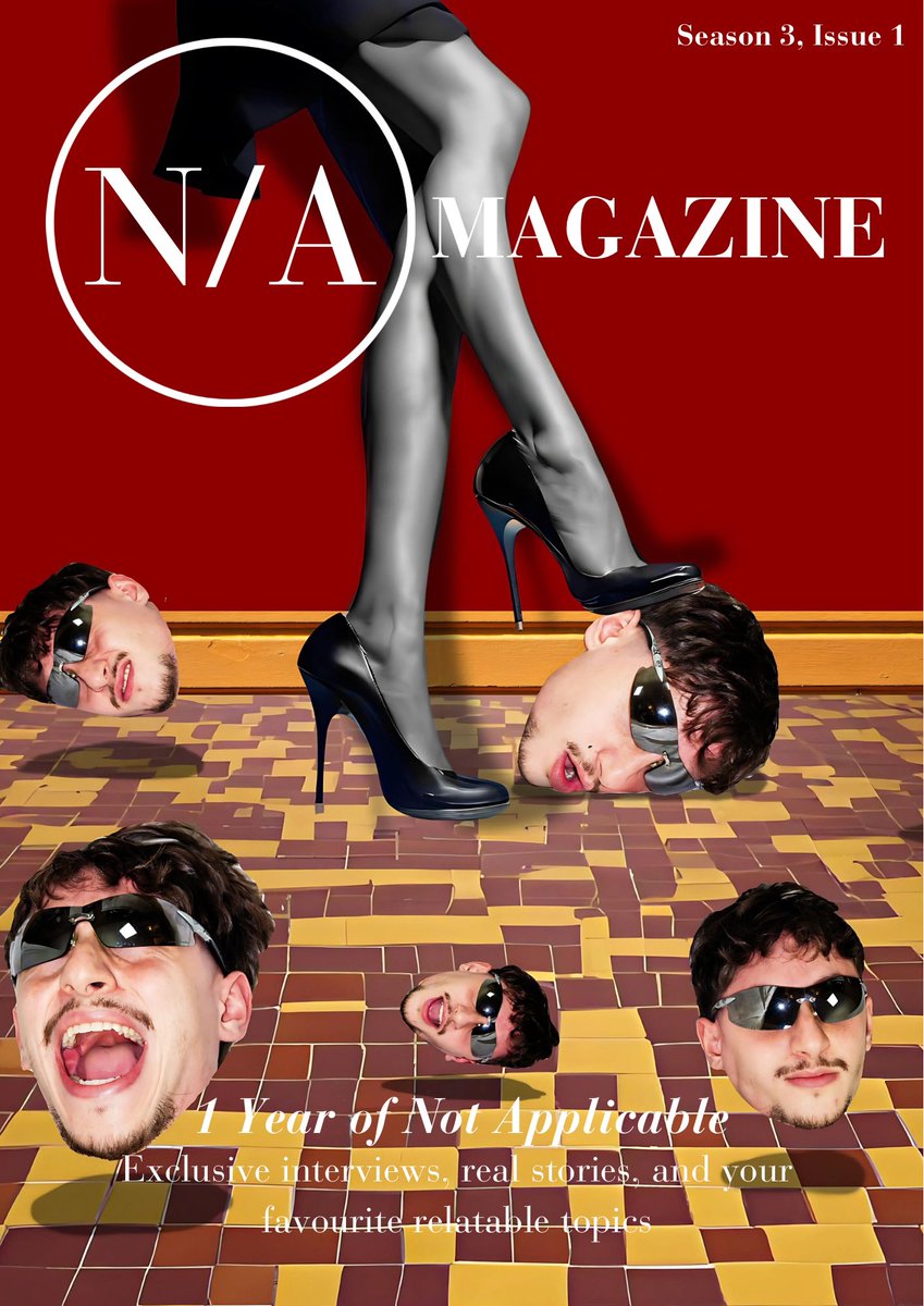 SEASON 3 ISSUE 1 OUT FRIDAY

1 YEAR OF NOT APPLICABLE MAGAZINE 🎉

Get ready to celebrate our 1 Year Anniversary this Friday using the link in our bio 

#MAGAZINE #photoshoot #photography #editorial
