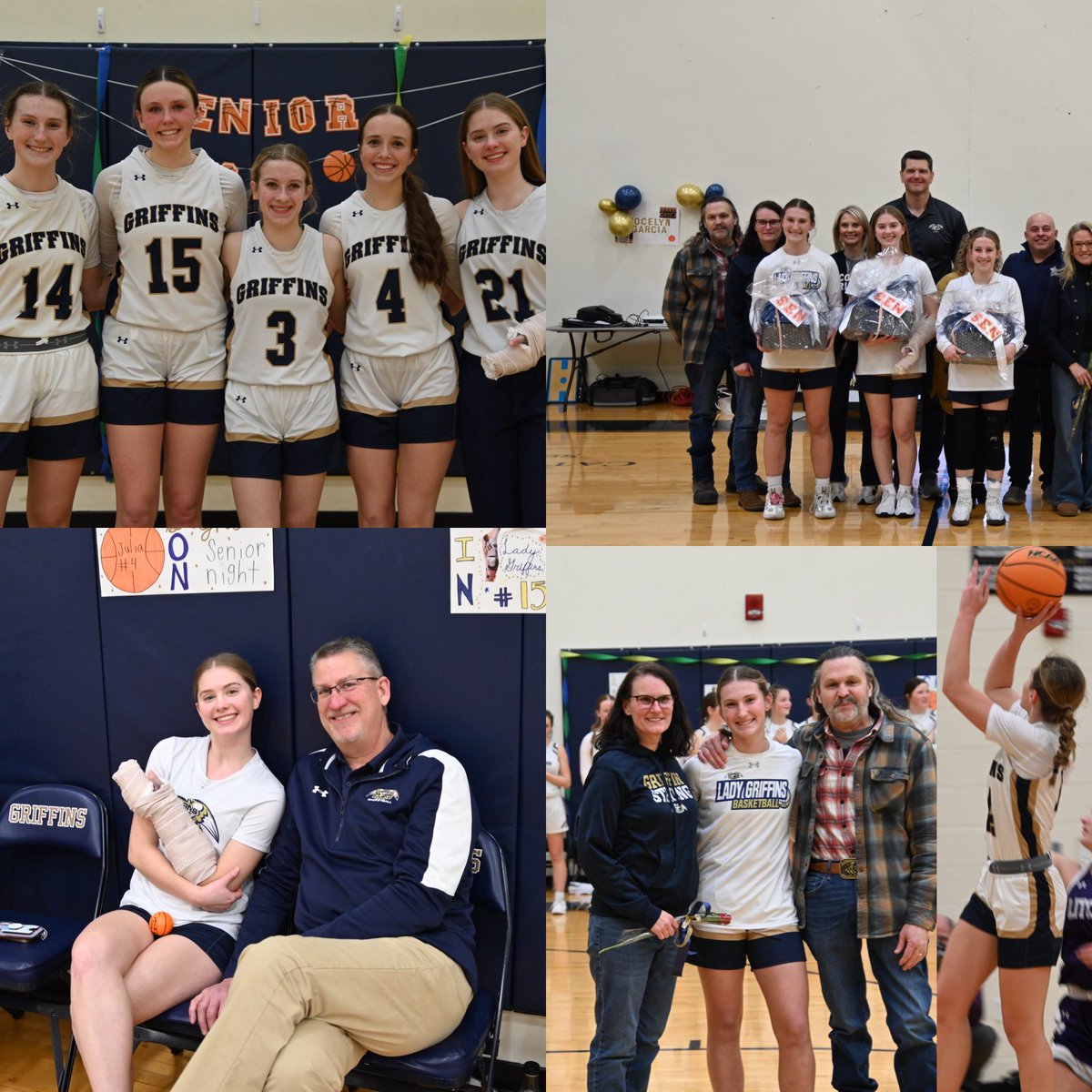 FMCHSAthletics's tweet image. Lady Griffins senior night! Thank you to Devin, Izzie, Julia, Sabrina, and Ava for all you’ve done over the last 4 years. A special thank you to Rick Ivnik who has created senior night videos for the girls and taken photos for many years.
