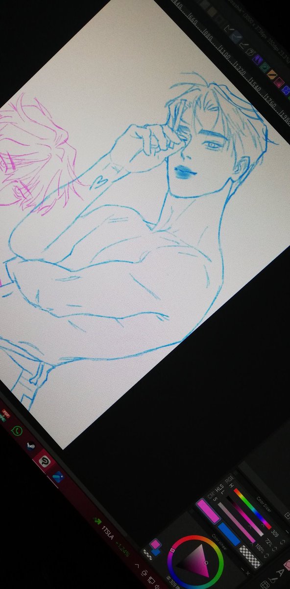 New fanart 🫰🏻😘
#wip #digitalart