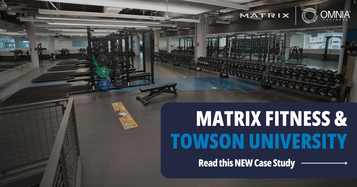 OMNIA Partners (@_omnia_partners) on Twitter photo ✨💪Towson University expanded its recreation center by leveraging the power of cooperative purchasing through <a href="/_OMNIA_Partners/">OMNIA Partners</a> and partnering with Matrix Fitness.
Read this NEW CASE STUDY here: hubs.la/Q032gjvp0 ✨💪Towson University expanded its recreation center by leveraging the power of cooperative purchasing through <a href="/_OMNIA_Partners/">OMNIA Partners</a> and partnering with Matrix Fitness.
Read this NEW CASE STUDY here: hubs.la/Q032gjvp0