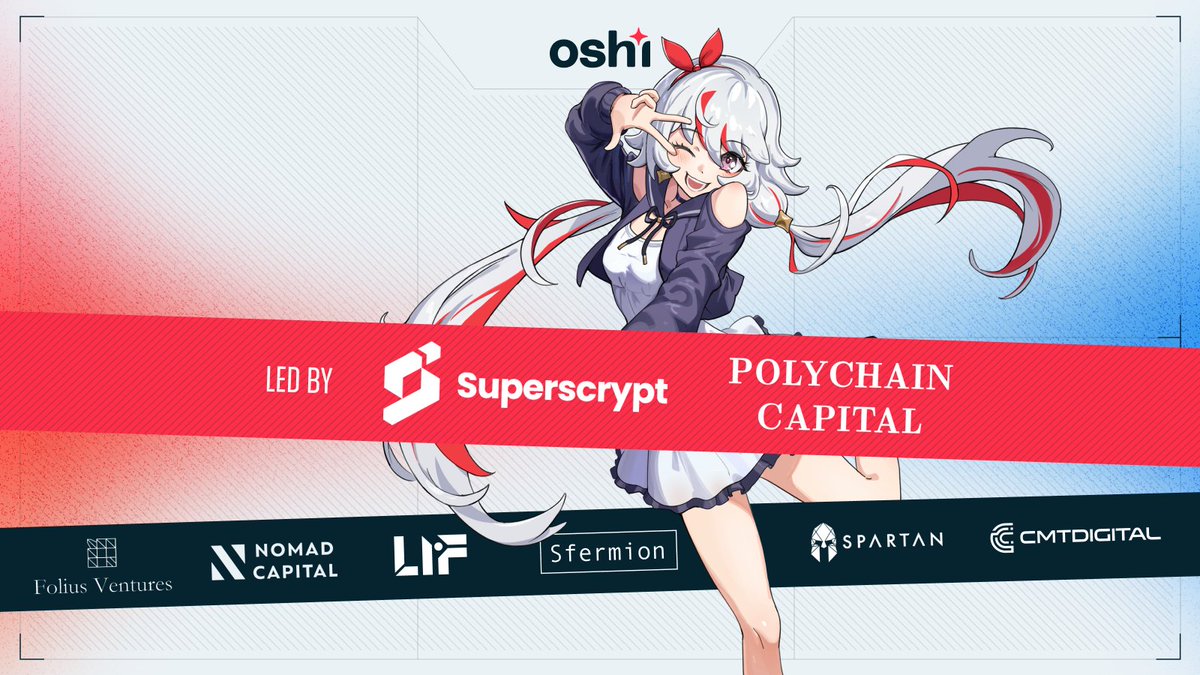 gmoshi!

We're thrilled to back <a href="/oshikatsu_co/">oshi ✦</a> in building the future of anime: an ecosystem bringing high quality content to anime lovers globally &amp; direct engagement with top tier creators.

A few thoughts on why we're incredibly excited about what they're building:🧵👇
