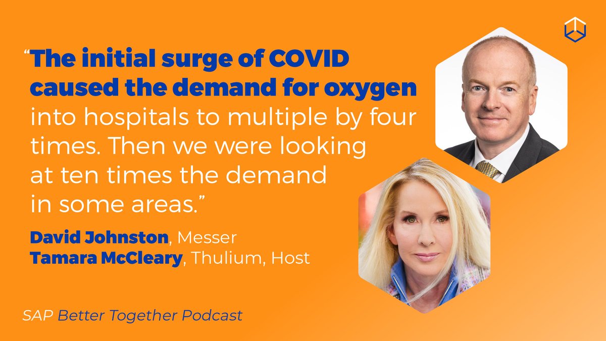Thulium.co (@thuliumco) on Twitter photo 🎙️ In a compelling episode of <a href="/SAP/">SAP</a> Better Together Customer Conversations, our CEO, <a href="/TamaraMcCleary/">Tamara McCleary</a>, explores how <a href="/messeramericas/">Messer Americas</a>, the world's largest privately-owned industrial gases company, orchestrates the delivery of critical gases across 50+ countries.
David Johnston, CIO 🎙️ In a compelling episode of <a href="/SAP/">SAP</a> Better Together Customer Conversations, our CEO, <a href="/TamaraMcCleary/">Tamara McCleary</a>, explores how <a href="/messeramericas/">Messer Americas</a>, the world's largest privately-owned industrial gases company, orchestrates the delivery of critical gases across 50+ countries.
David Johnston, CIO