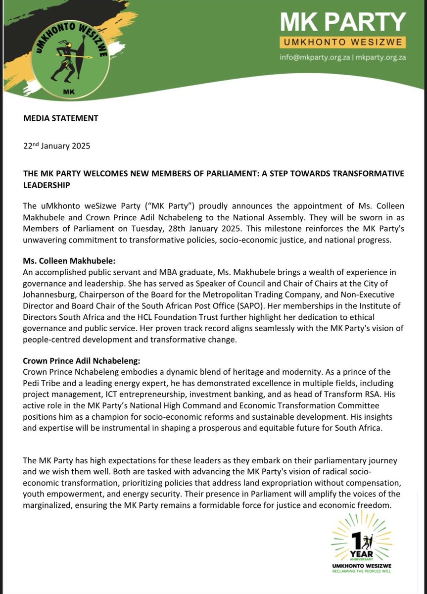 FloydShivambu's tweet photo. Best wishes @ColleenMakhub and @NchabelengAdil for joining the South Africa’s most qualified and capable Parliamentary Caucus! We have utmost confidence! Let’s fight on! Victory is Certain! https://t.co/I6bUuX9p9b