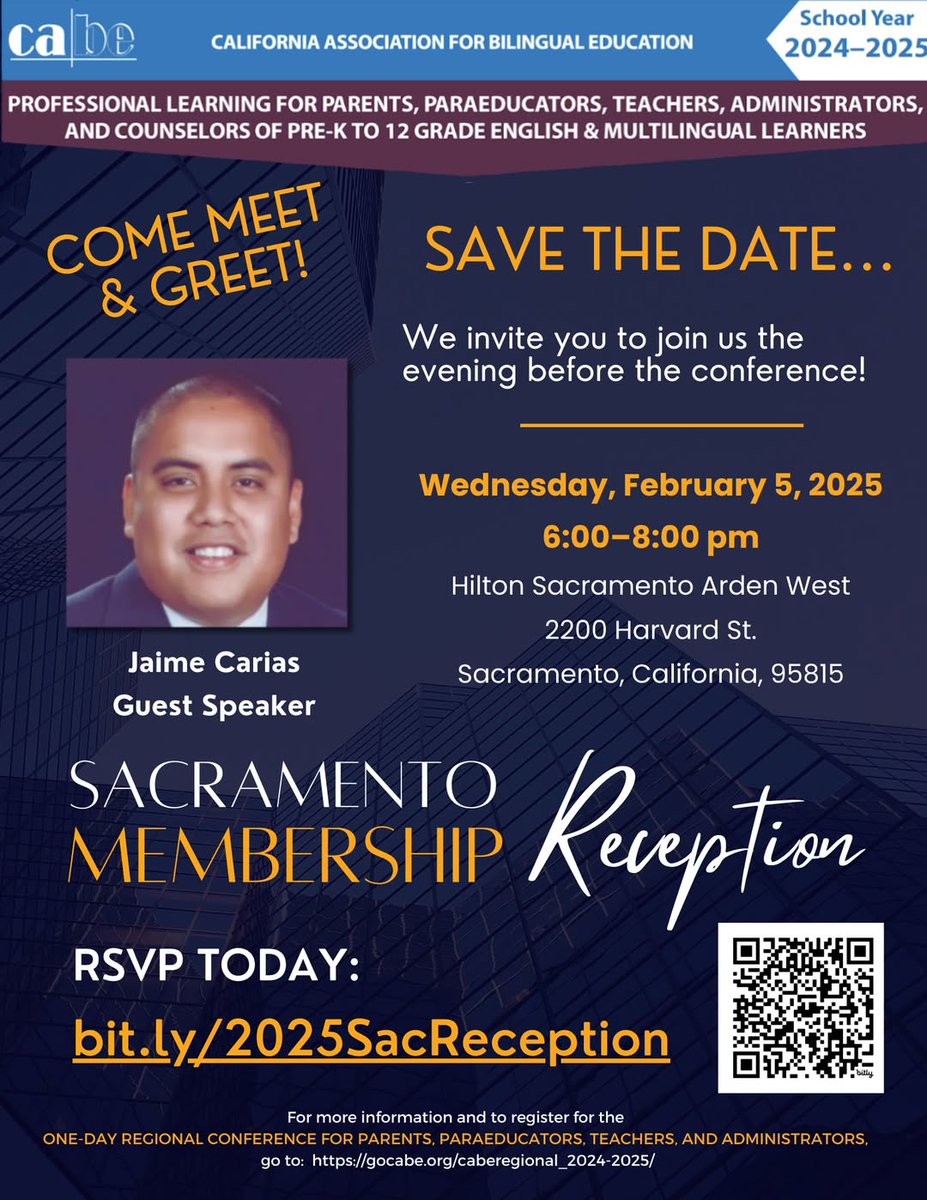 CABE (@cabebebilingual) on Twitter photo RSVP here to join us at the membership reception in Sacramento on February 5th: bit.ly/2025SacRecepti… RSVP here to join us at the membership reception in Sacramento on February 5th: bit.ly/2025SacRecepti…