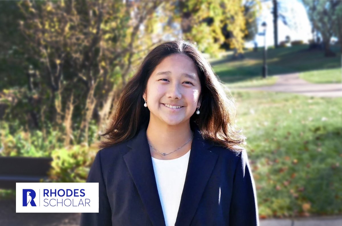 One of just 11 #RhodesScholars hailing from Canada, Alyssa Xu '25 will travel from rural New Brunswick to the University of Oxford for two years of graduate study.

"This is an actual fairy-tale ending,” she says. “Or beginning, I guess.” bit.ly/422BDsh