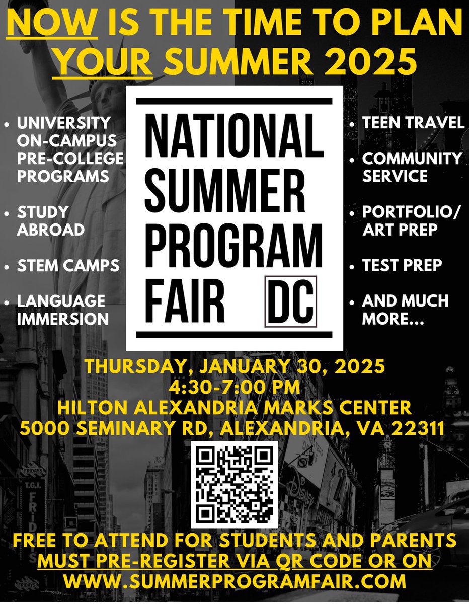 WPHS College & Career Center (@wphsccc) on Twitter photo The National Summer Program Fair is a free to attend, pre-college & summer opportunity fair. Over 100 exhibitors will be there to share info on summer opportunities for students in grades 9-12. <a href="/WPHSSS/">WPHSStudentServices</a> <a href="/theWPboard/">West Potomac HS (we/they/them)</a> The National Summer Program Fair is a free to attend, pre-college & summer opportunity fair. Over 100 exhibitors will be there to share info on summer opportunities for students in grades 9-12. <a href="/WPHSSS/">WPHSStudentServices</a> <a href="/theWPboard/">West Potomac HS (we/they/them)</a>
