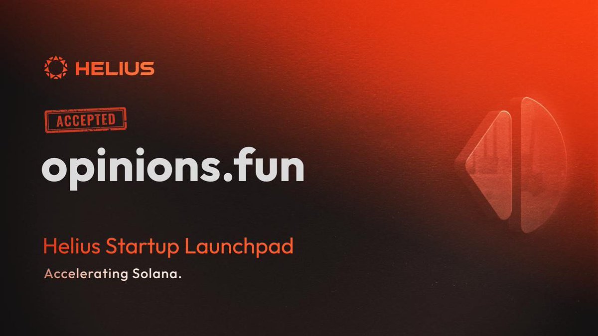 As we prepare for our upcoming launch, we're excited to announce our acceptance into <a href="/heliuslabs/">Helius</a> Startup Launchpad

Opinions > Memes

Accelerate