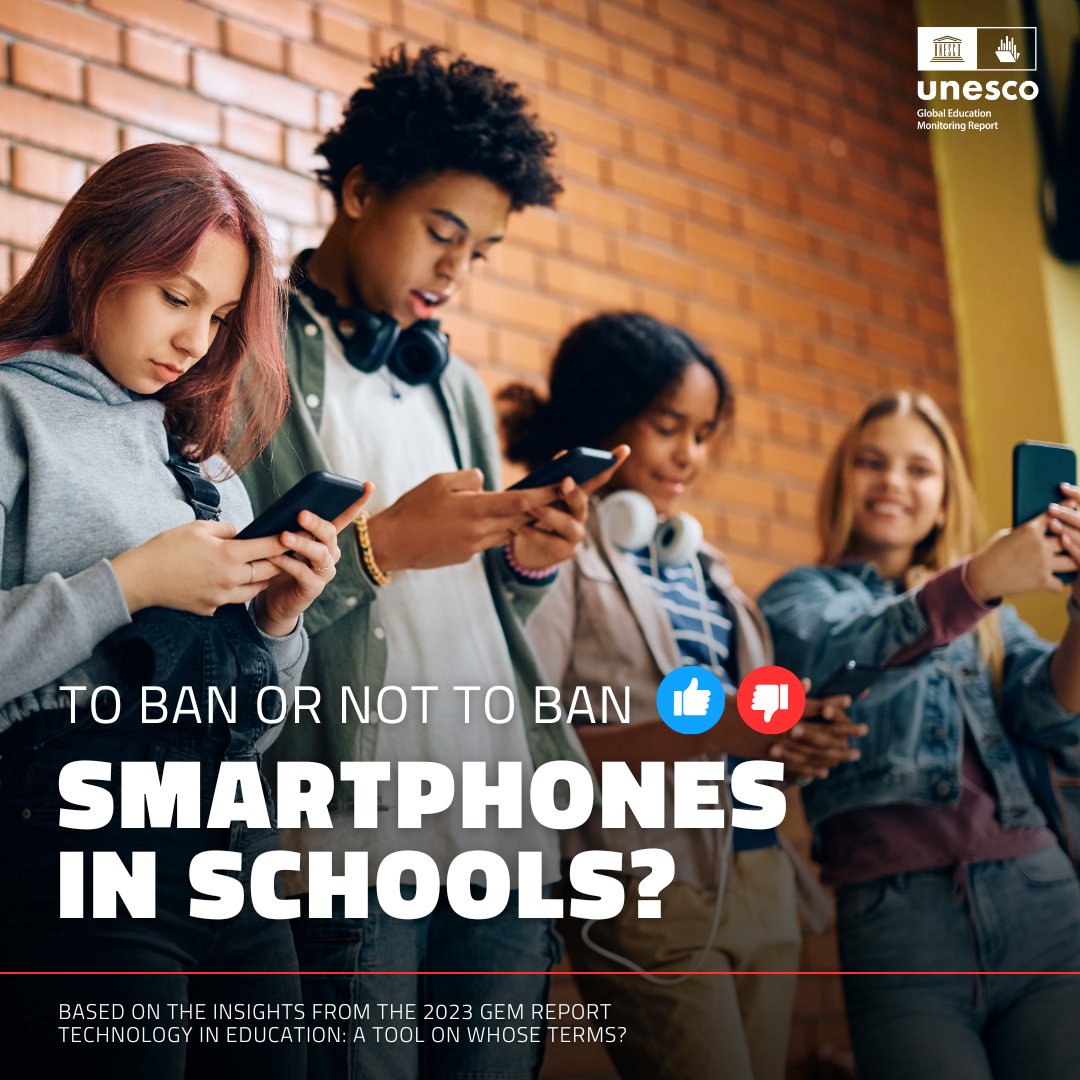 Should smartphones be banned in schools?
🔔 Stay tuned: The latest data on smartphone bans in schools worldwide is coming soon!
#TechOnOurTerms #2023GEMReport