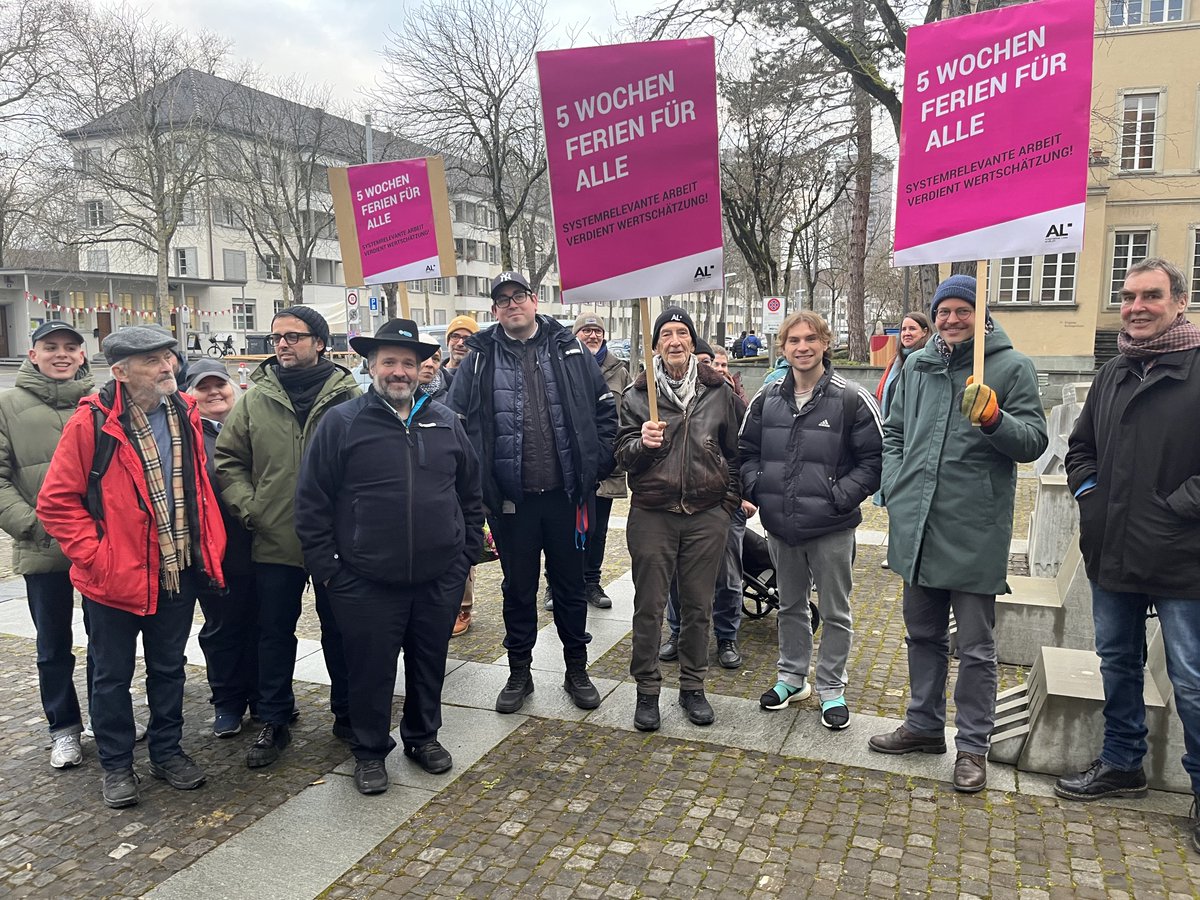 Wie enttäuschend - keine Mehrheit im Gemeinderat für die Parlamentarische Initiative der <a href="/al_zuerich/">Alternative Liste Zürich</a> “5 Wochen Ferien für alle”
Willst Du 5 Wochen Ferien? Werde AL-Mitglied! al-zh.ch/mitmachen/