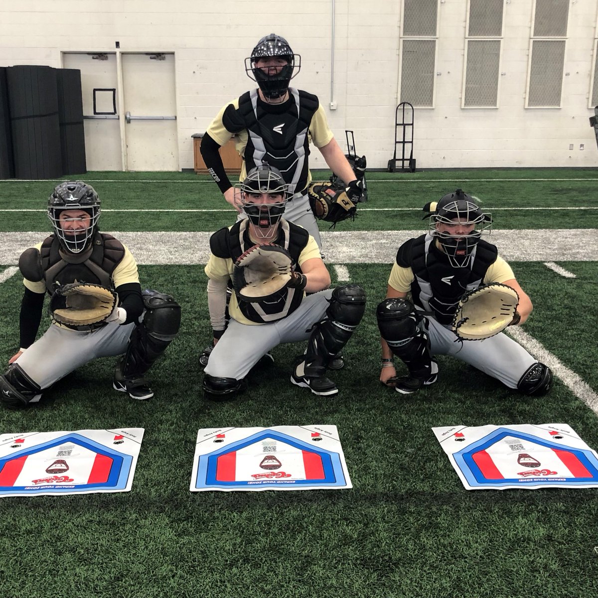 Purdue Baseball (@purduebaseball) on Twitter photo Alum <a href="/Funky2414/">Jordan Comadena</a> & big leaguer <a href="/HipHipJose5/">Jose Trevino</a> have the Catcher's Zone Mat -- a guide for catchers on the proper body angle & glove positioning to expand the strike zone while playing the position at an optimal level.
📸 <a href="/DecelloSergio/">Sergio DeCello</a> <a href="/HoustonRussell6/">Houston Russell</a> <a href="/tmoslynch/">tmoslynch</a> <a href="/Will_Briggs23/">Will Briggs</a> Alum <a href="/Funky2414/">Jordan Comadena</a> & big leaguer <a href="/HipHipJose5/">Jose Trevino</a> have the Catcher's Zone Mat -- a guide for catchers on the proper body angle & glove positioning to expand the strike zone while playing the position at an optimal level.
📸 <a href="/DecelloSergio/">Sergio DeCello</a> <a href="/HoustonRussell6/">Houston Russell</a> <a href="/tmoslynch/">tmoslynch</a> <a href="/Will_Briggs23/">Will Briggs</a>