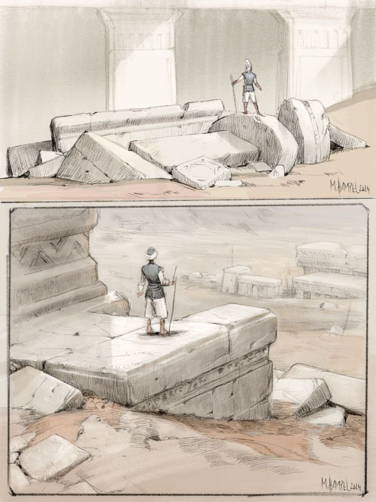 some ruin sketches 