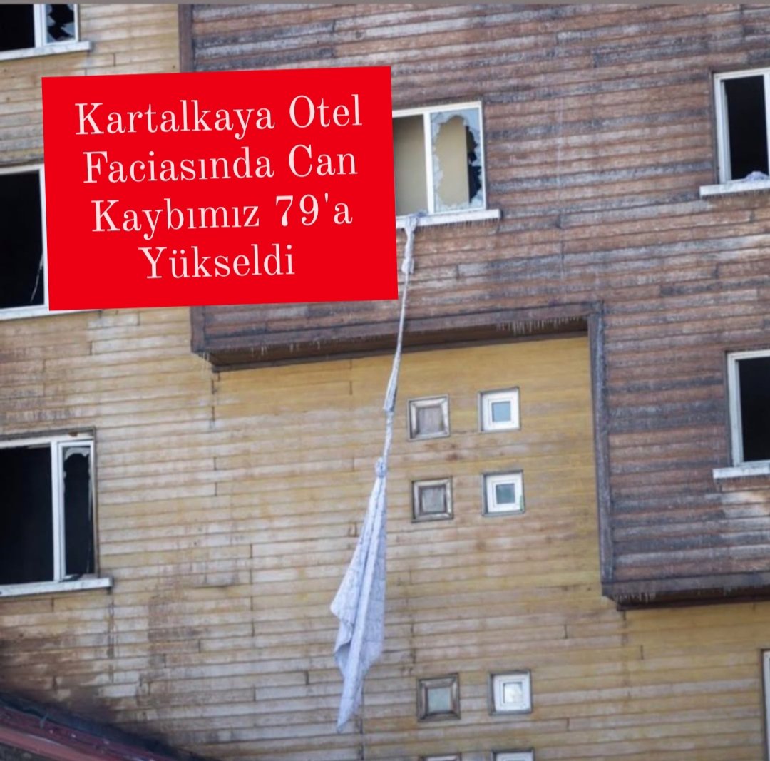 Bolu, Kartalkaya kayak merkezinde yaşanan yangın faciasında maalesef can kaybımız 79'a yükseldi