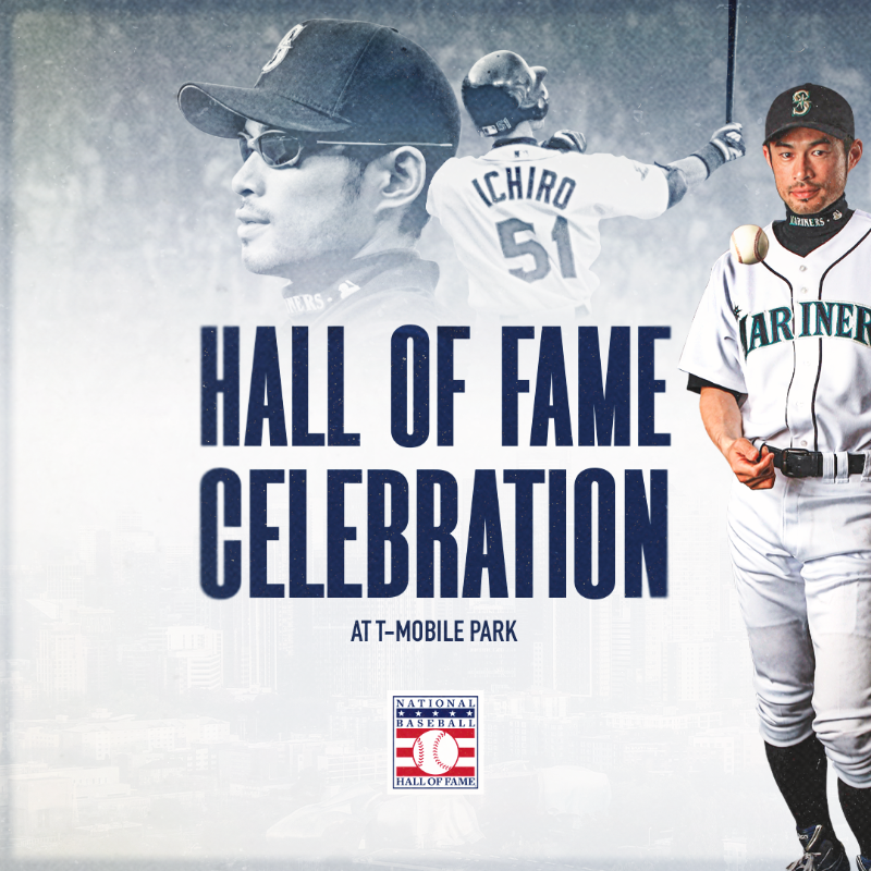 Mariners's tweet photo. It’s gonna be a week to remember as we celebrate Hall of Famer Ichiro at @TMobilePark. #IchiroHOF 

🔗 https://t.co/dR0a5HehpN