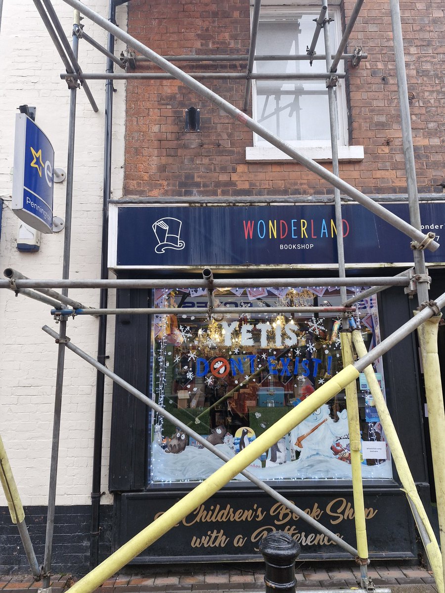 It's taken over five years, but here we are announcing that we have officially had our first day of ZERO sales. January gonna January. 

The floods tried, the weather has tried, but turns out scaffolding brought the bad luck.

Anyone for a book?!