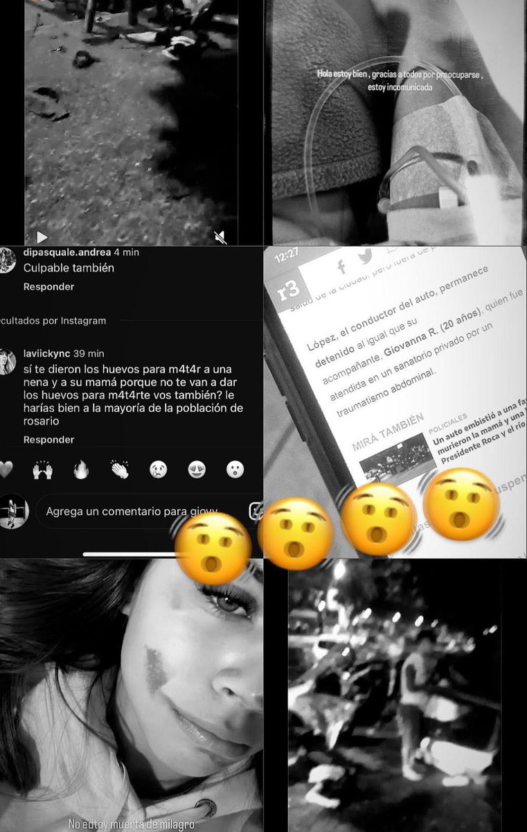 muerte a este enfermo de mierda y a la hija de mil puta de giovy romero que anda orgullosa subiendo historias en su cuenta secundaria