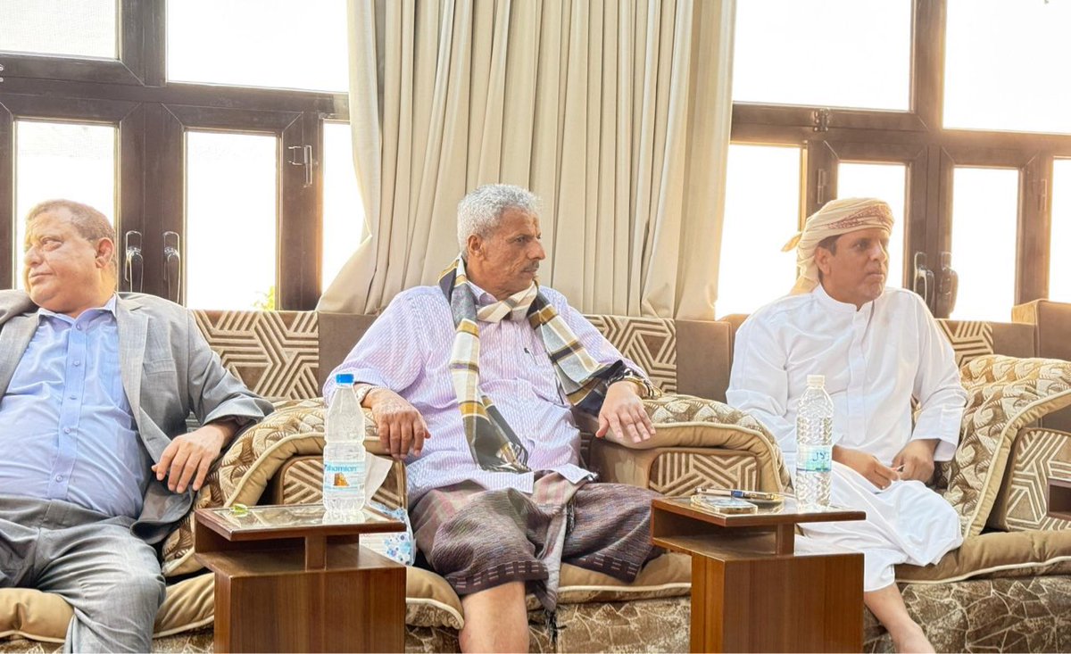 خالص الشكر والتقدير لمحافظ محافظة لحج، اللواء أحمد تُركي، على حُسن الاستقبال وكرم الضيافة. 
لقاء مثمر ومميز لتعزيز التنسيق والعمل المشترك بين المحافظات الجنوبية، ومناقشة القضايا السياسية الراهنة بما يحقق تطلعات أبناء الجنوب.