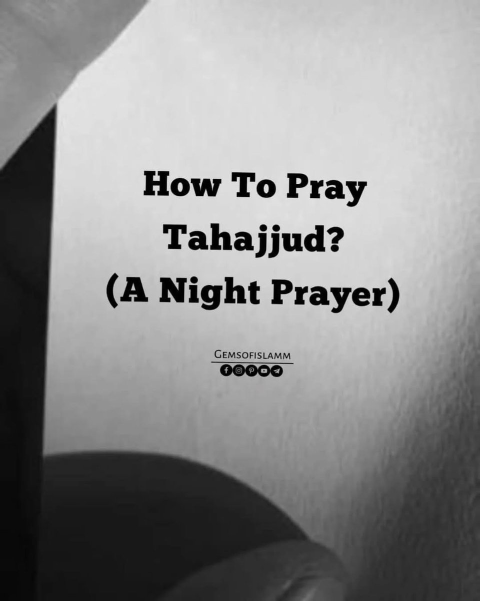 How To Pray Tahajjud ( A Night Prayer )🌙

-THREAD 🪡