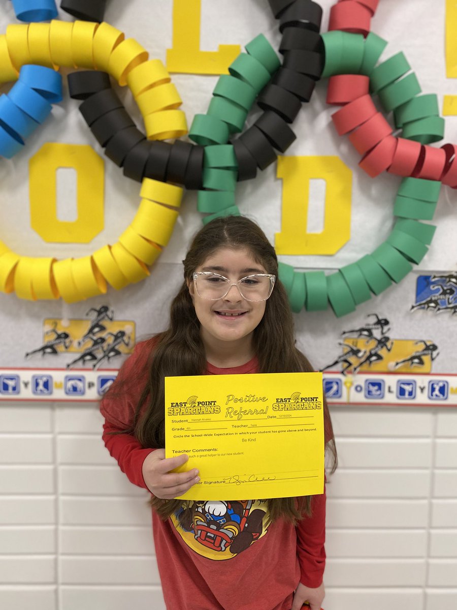 Virginia Carrillo (@vcarrillo_ep) on Twitter photo Love to see our Spartans getting Positive Referrals! Their reactions are priceless! ❤️ <a href="/CPoblano2/">Claudia Poblano</a> <a href="/EastPointES1/">East Point ES</a> Love to see our Spartans getting Positive Referrals! Their reactions are priceless! ❤️ <a href="/CPoblano2/">Claudia Poblano</a> <a href="/EastPointES1/">East Point ES</a>