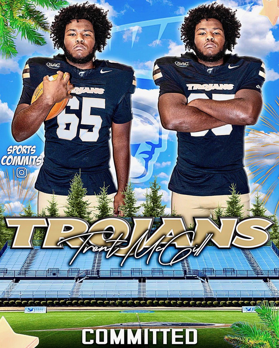 TRENTON MCGILL (@king_trent65) on Twitter photo COMMITTED⚔️💛🖤
Thank you to everyone who’s supported me throughout my journey
<a href="/AUTrojansFB/">Anderson Trojans Football</a> <a href="/CoachThurn/">James Thurn</a> <a href="/Clover_Football/">Clover Football</a> <a href="/coachwoolbright/">Perry Woolbright</a> <a href="/w_williams32/">Wayne Williams</a> <a href="/coachmcneely/">Rob McNeely</a> <a href="/CoachLeible/">Jon Leible</a> COMMITTED⚔️💛🖤
Thank you to everyone who’s supported me throughout my journey
<a href="/AUTrojansFB/">Anderson Trojans Football</a> <a href="/CoachThurn/">James Thurn</a> <a href="/Clover_Football/">Clover Football</a> <a href="/coachwoolbright/">Perry Woolbright</a> <a href="/w_williams32/">Wayne Williams</a> <a href="/coachmcneely/">Rob McNeely</a> <a href="/CoachLeible/">Jon Leible</a>