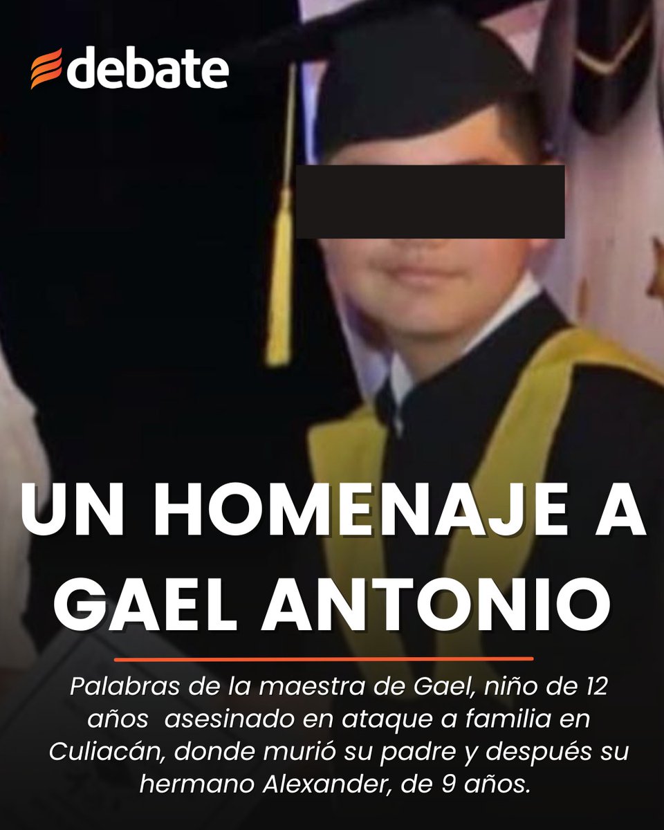 ELDEBATE's tweet photo. "No es justo y no lo acepto. Le arrebataron la vida a un gran niño y la alegría y tranquilidad a una madre que ahora tiene que aprender a vivir sin sus hijos y sin su esposo": Maestra Ivanna

#Culiacán #Sinaloa #México

➡️https://t.co/X4quofDjJc https://t.co/WfrQDrty2a
